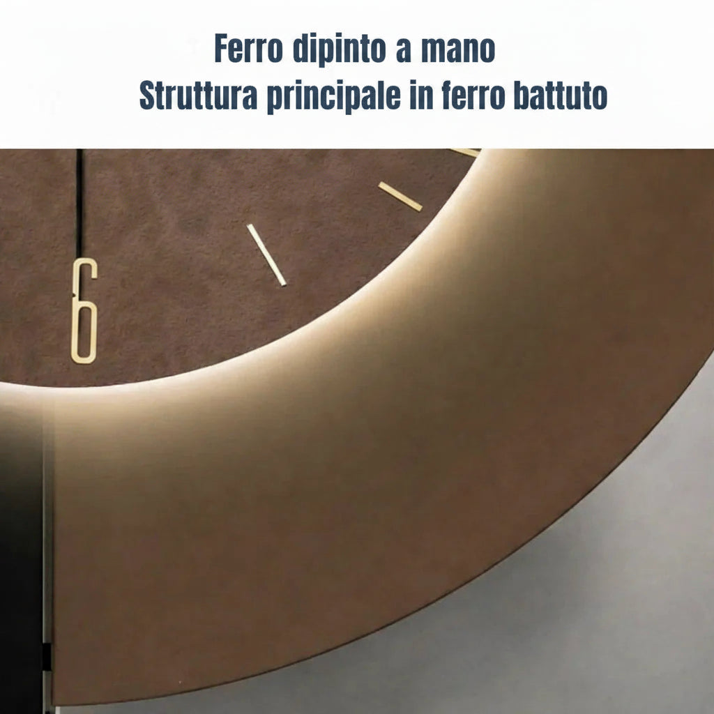 Grande orologio da parete a LED