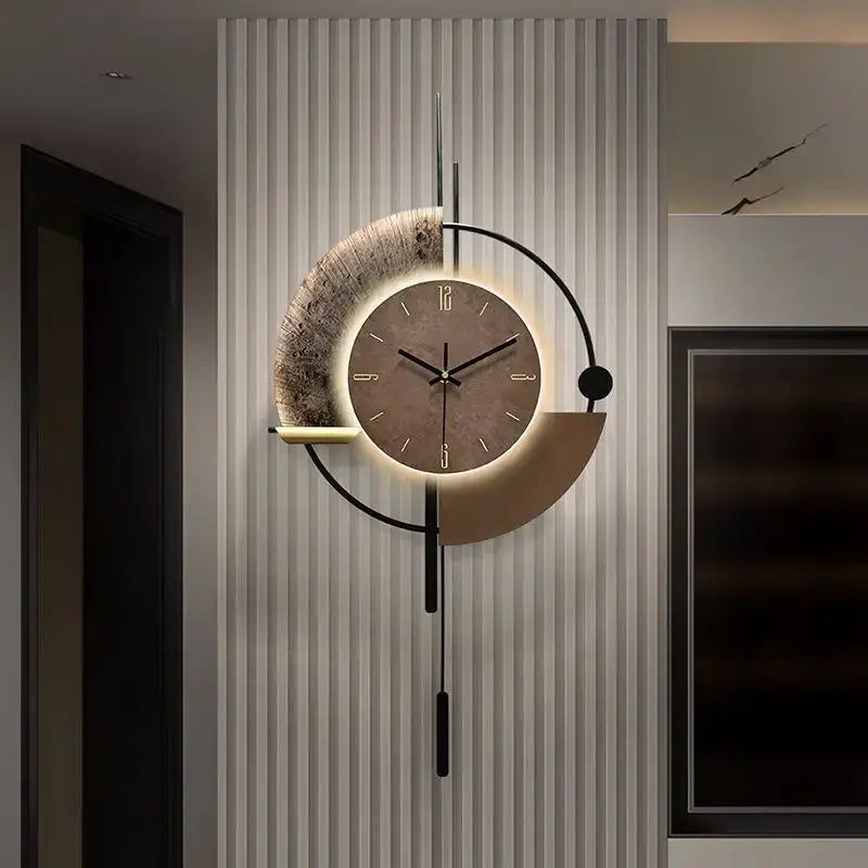 Grande orologio da parete a LED