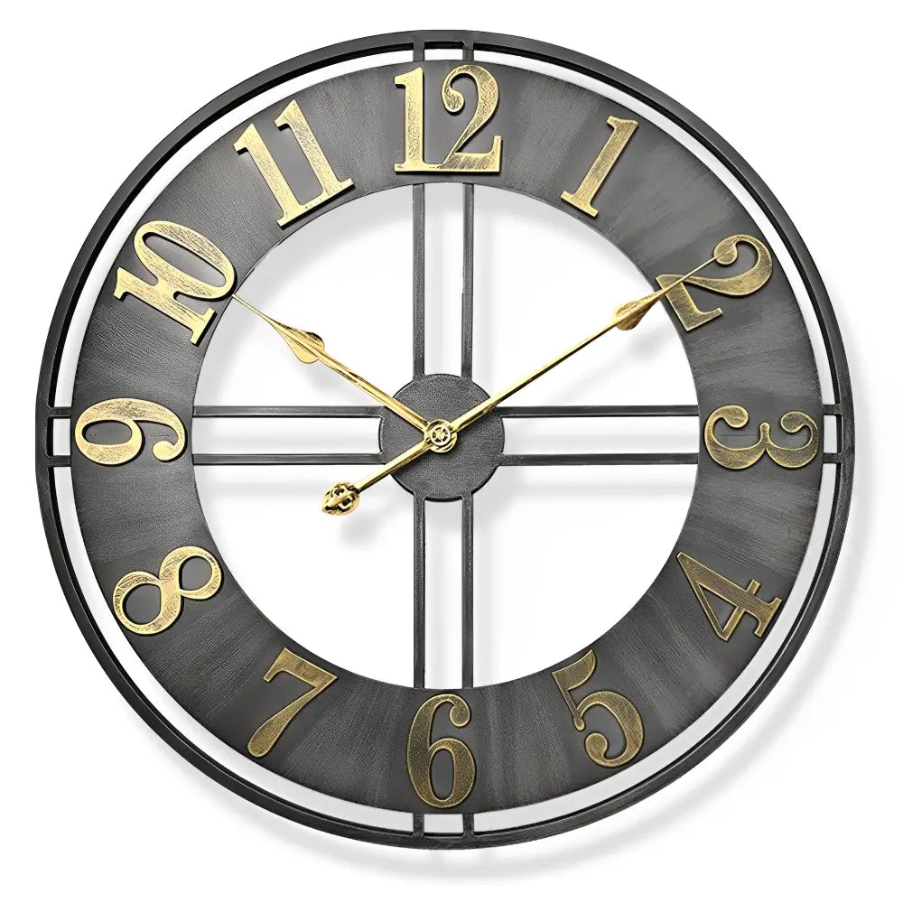 Grande orologio da parete industriale