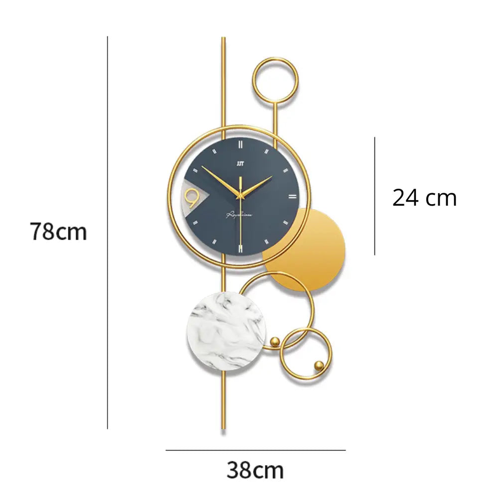 Grande orologio decorativo in stile contemporaneo