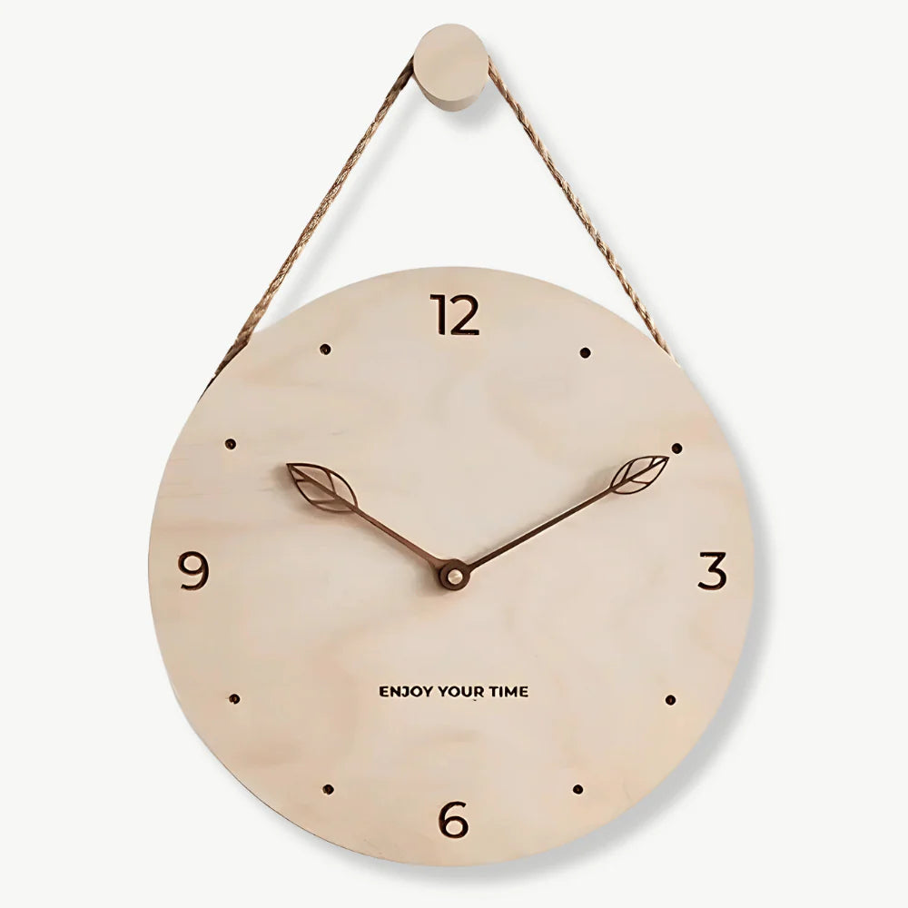 Orologio da Parete in Legno di Betulla