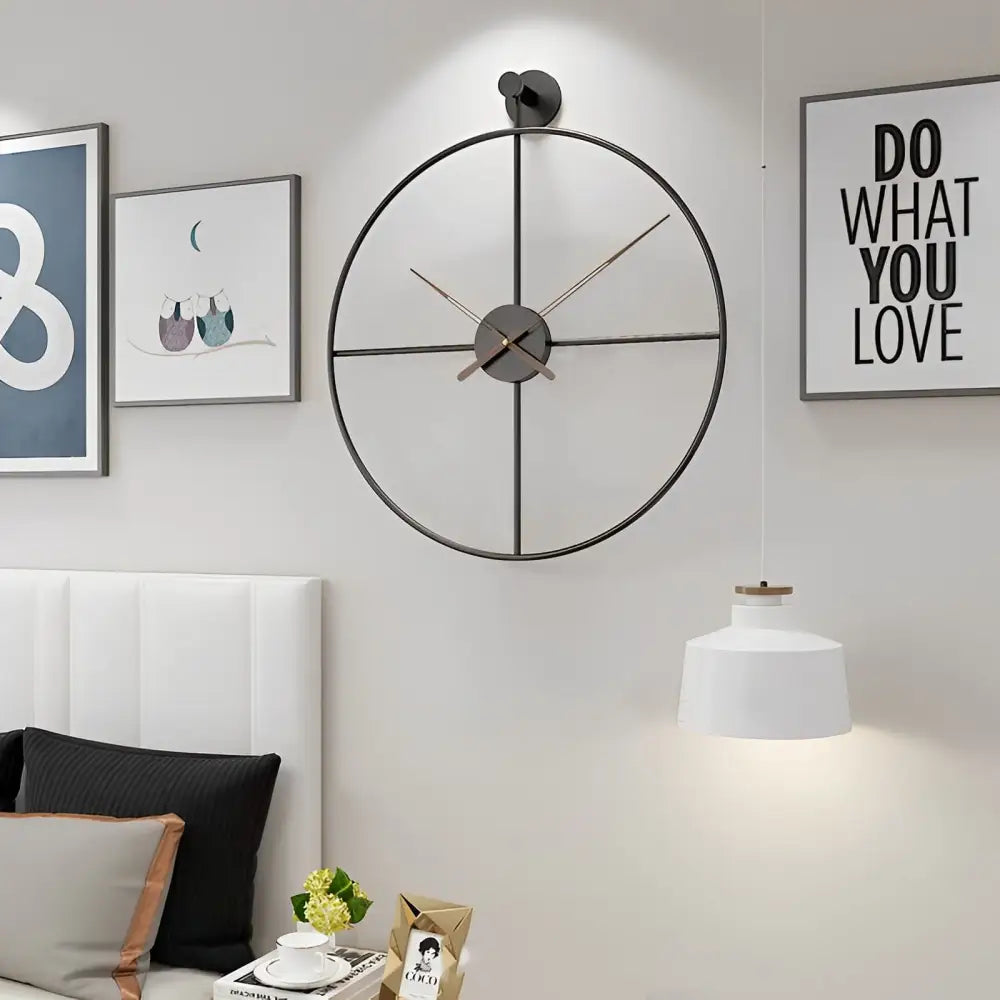 Orologio Design Cerchio Incrociato