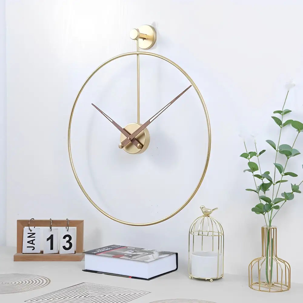 Orologio Design Cerchio Incrociato