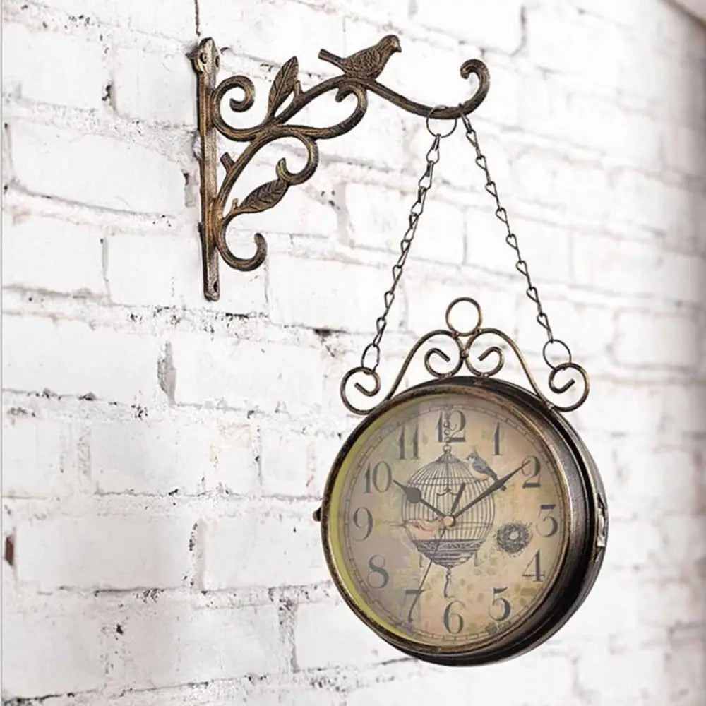 Orologio Doppia Faccia Antico