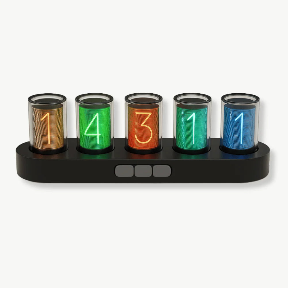 Orologio Nixie RGB di design