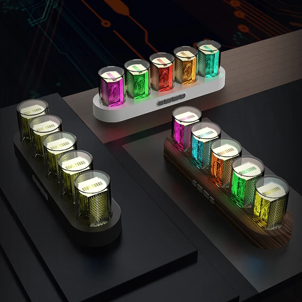 Orologio Nixie RGB di design