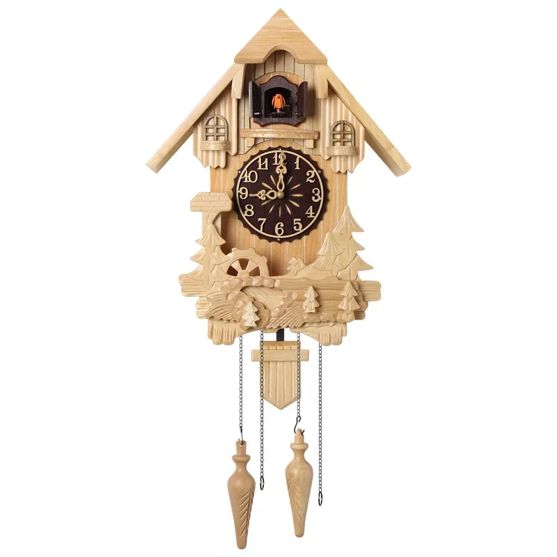 Orologio a Cucù in Legno di Lusso