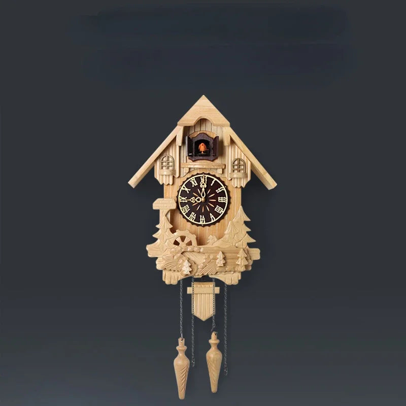 Orologio a Cucù in Legno di Lusso