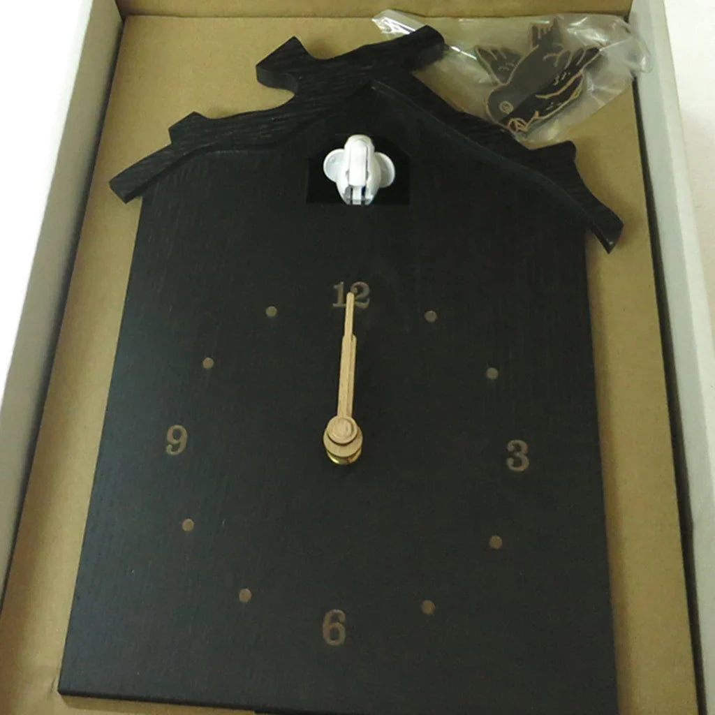Orologio a cucù moderno nero/blu