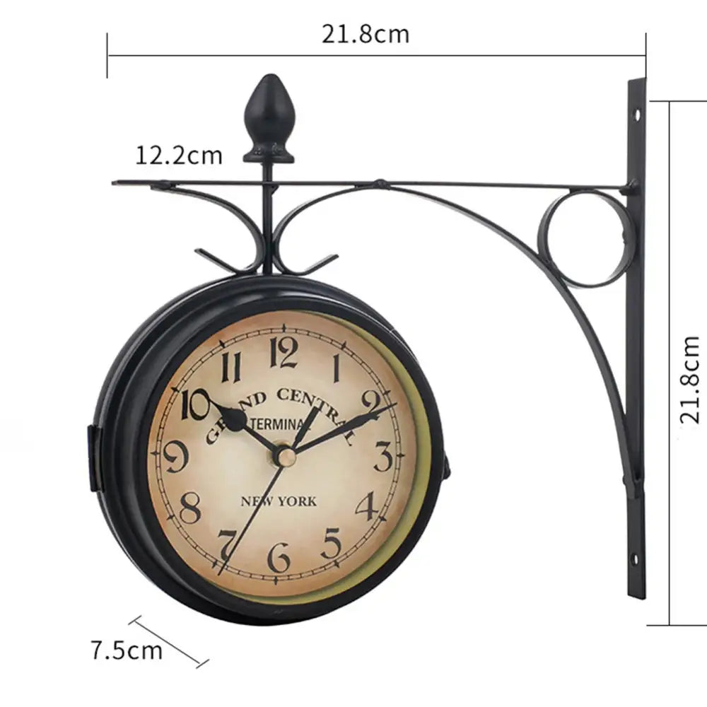 Orologio bifacciale alla stazione di New York