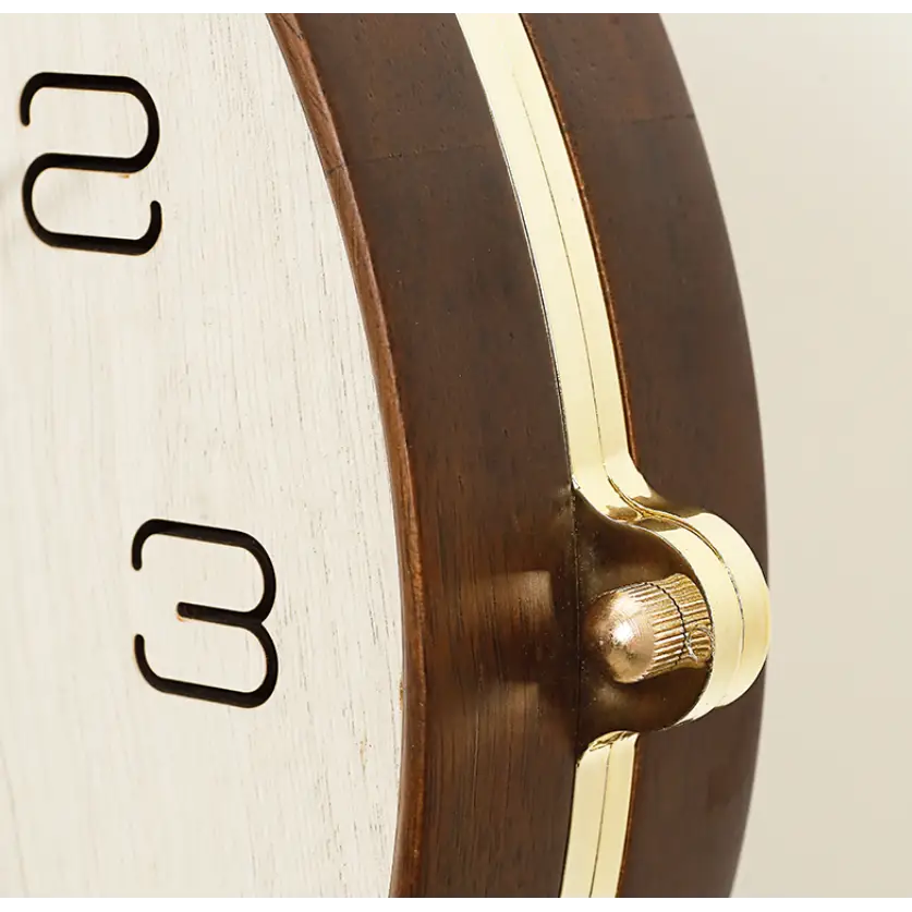 Orologio bifacciale in legno