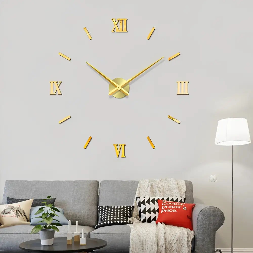 Orologio da Parete Adesivi 3D