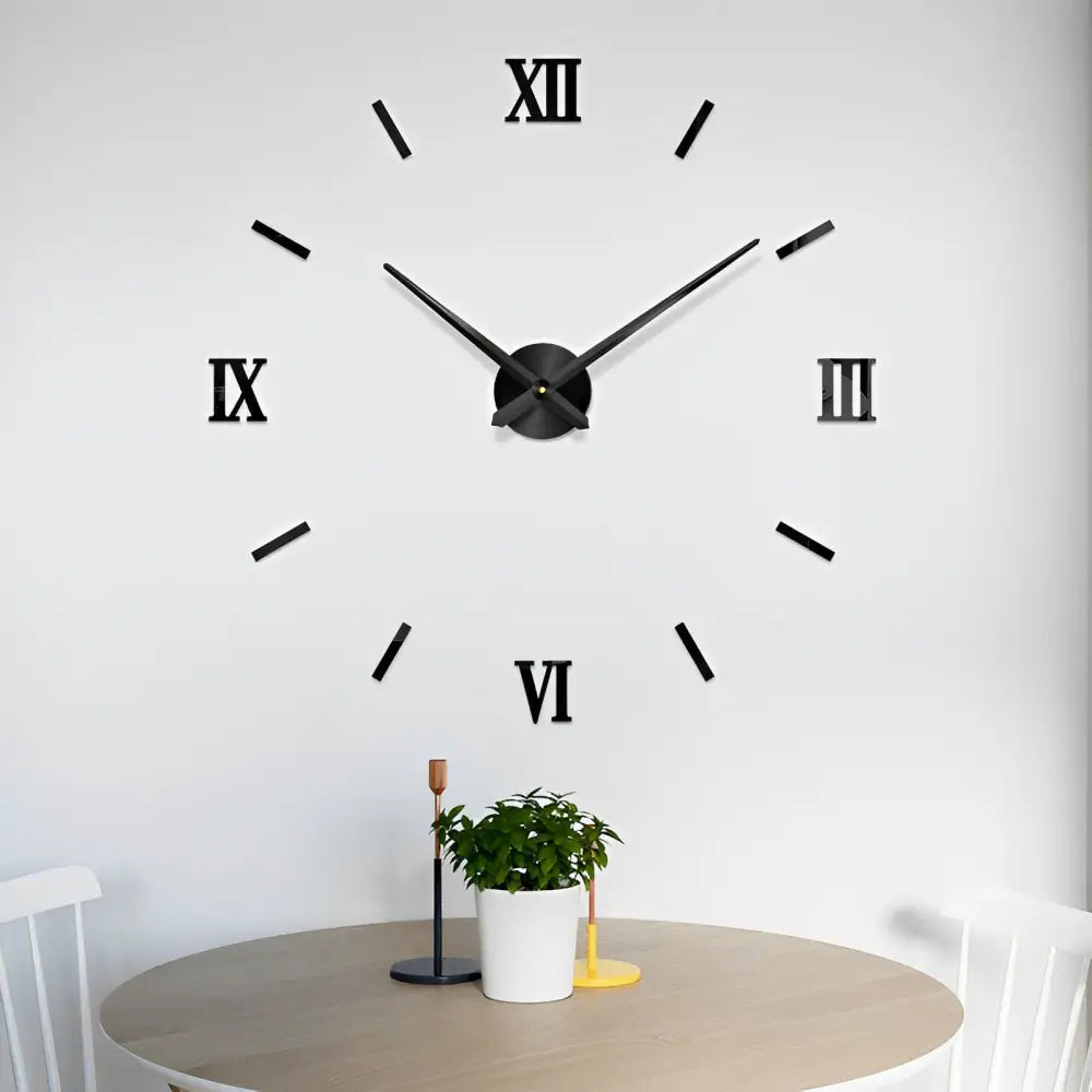 Orologio da Parete Adesivi 3D
