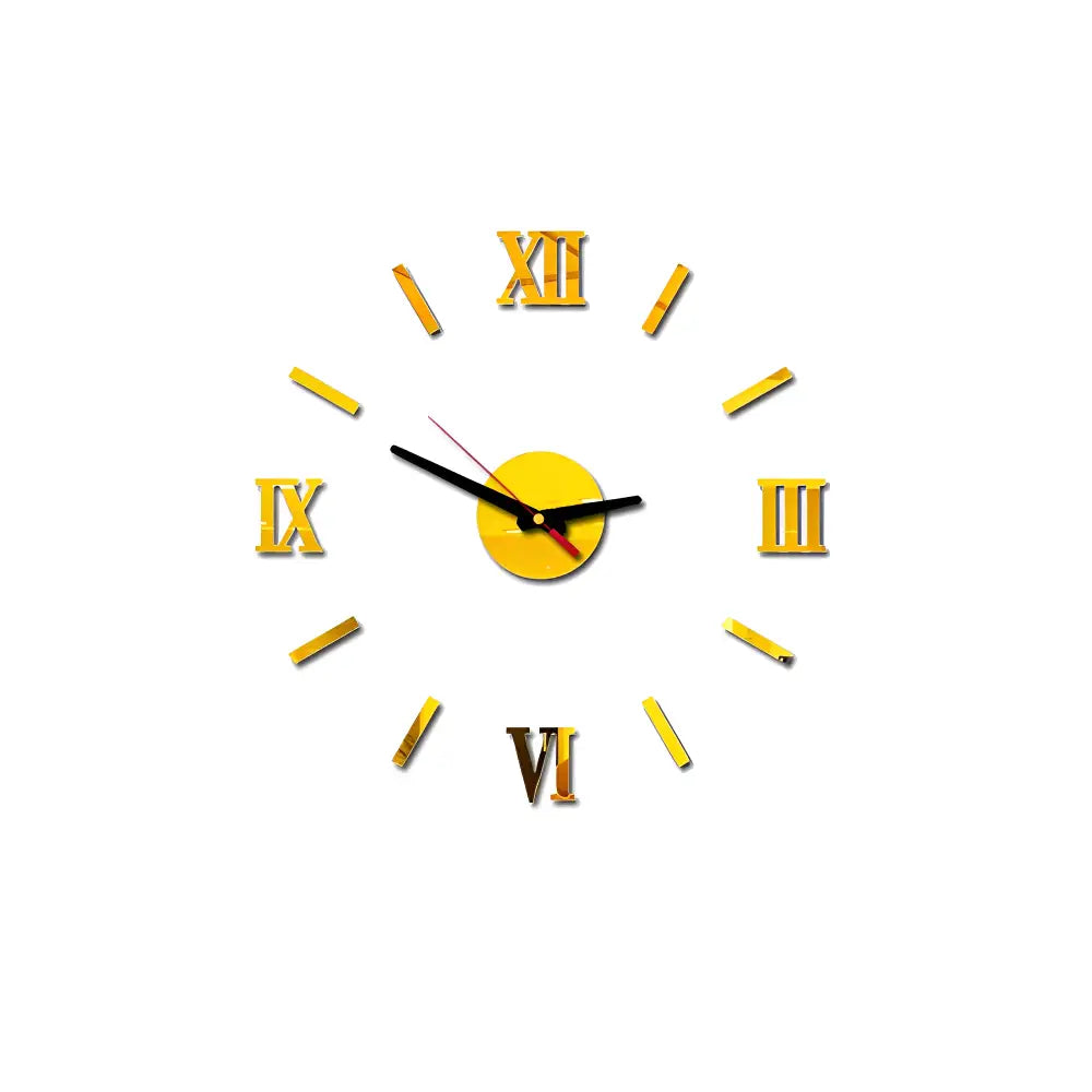 Orologio da Parete Adesivi 3D