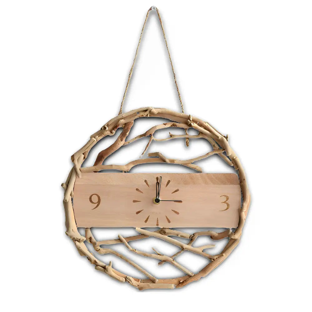 Orologio da Parete Decorativo in Legno Moderno
