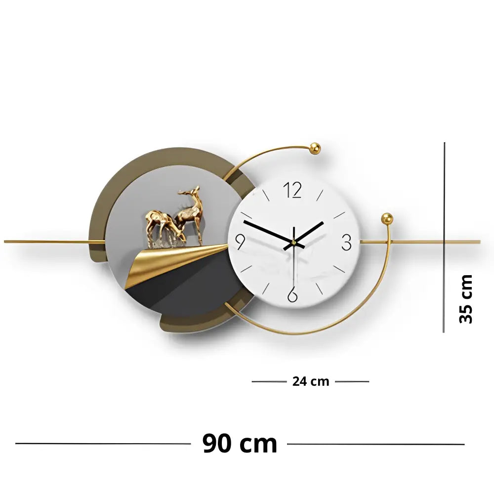 Orologio da Parete Design Cervo (90 cm)