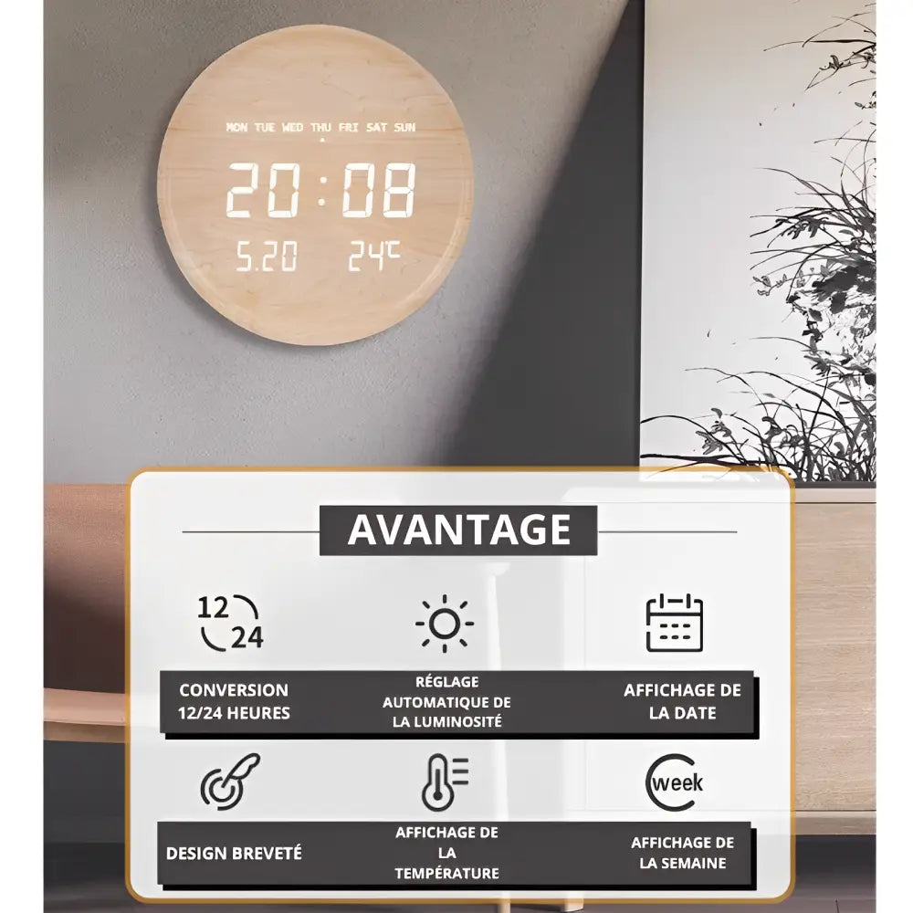 Orologio da Parete Design Led