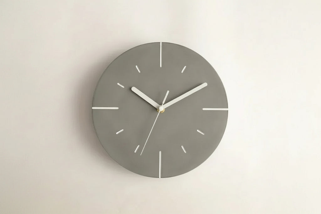 Orologio da Parete Imitazione Cemento