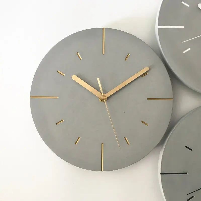 Orologio da Parete Imitazione Cemento