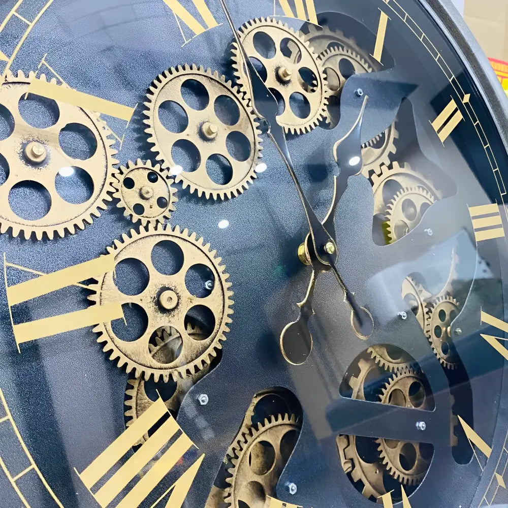 Orologio da Parete con Ingranaggio Rotante