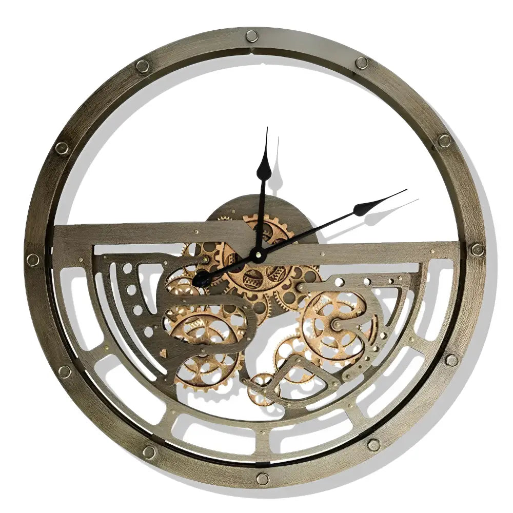 Orologio da Parete con Meccanismo Visibile