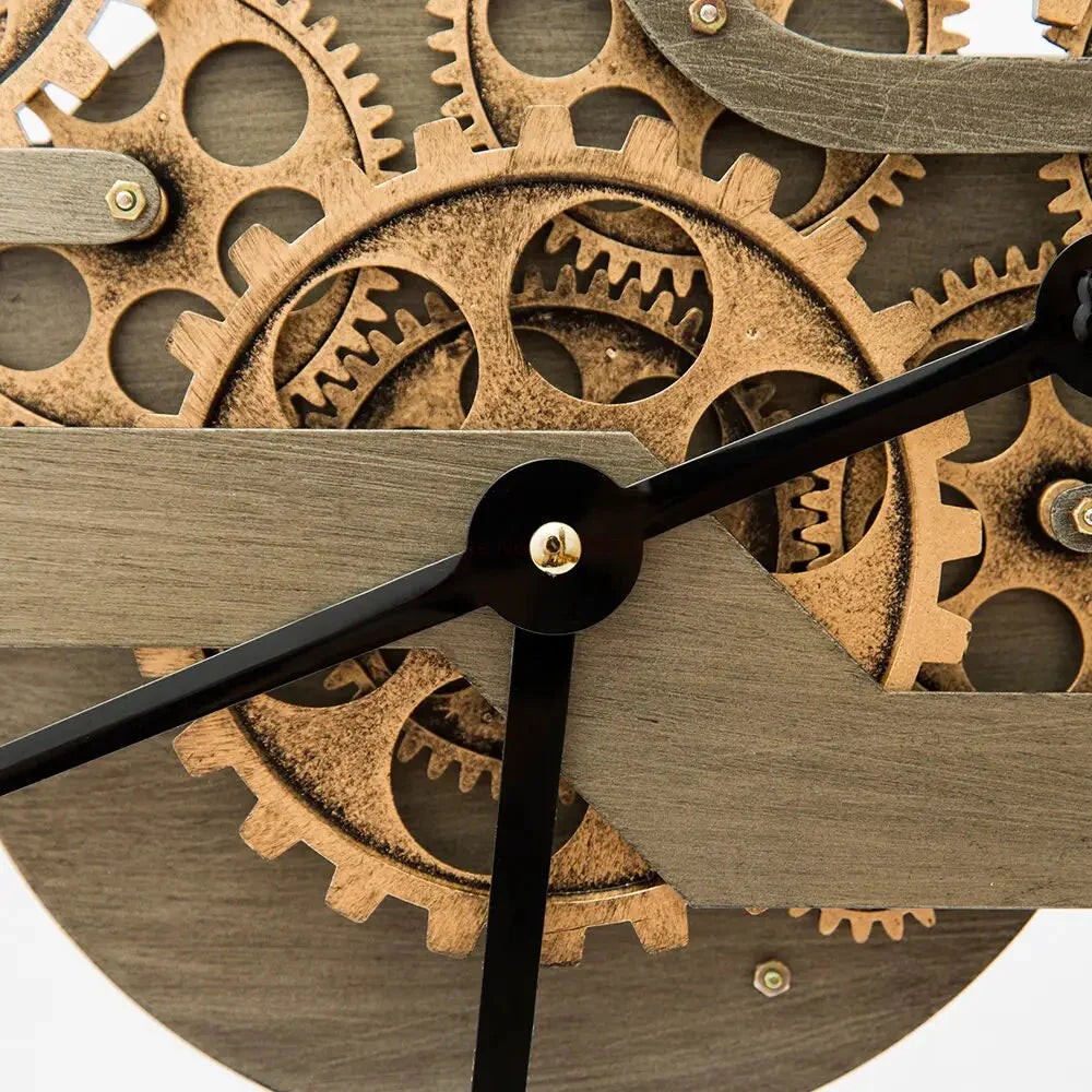Orologio da Parete con Meccanismo Visibile