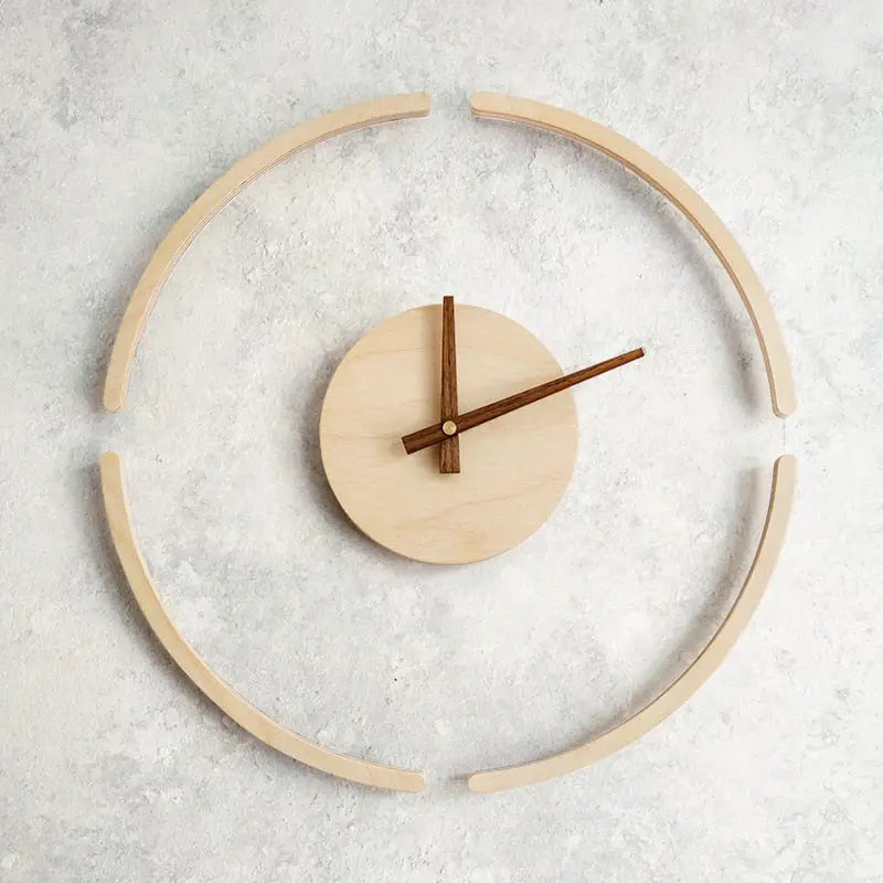 Orologio da Parete in Legno Minimalista