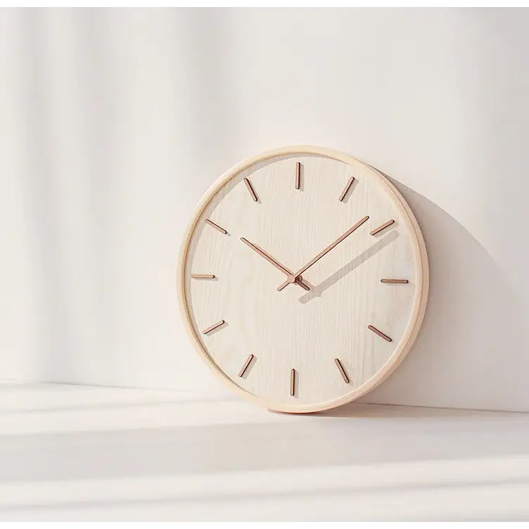 Orologio da Parete in Legno Naturale