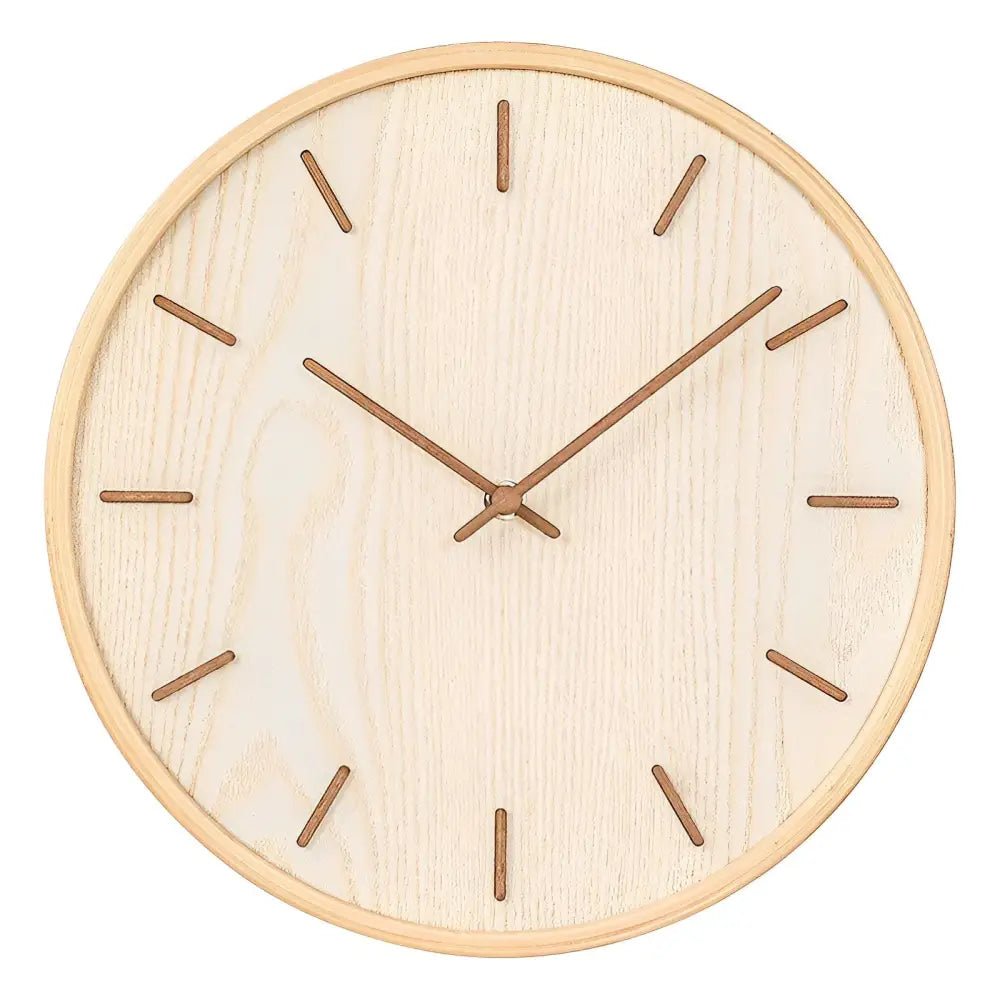 Orologio da Parete in Legno Naturale