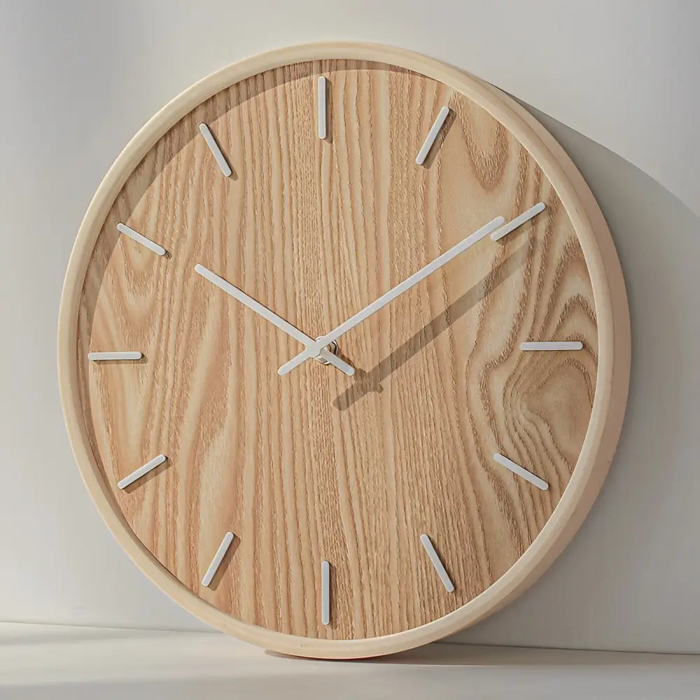 Orologio da Parete in Legno Naturale