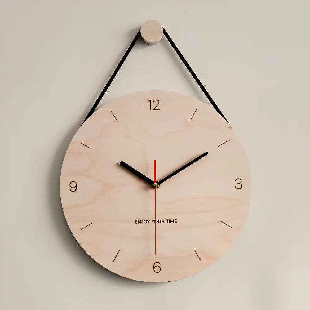 Orologio da Parete in Legno di Betulla