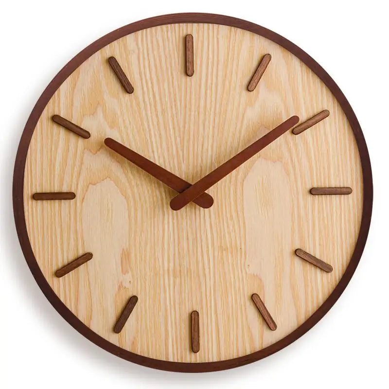 Orologio da Parete in Legno di Noce
