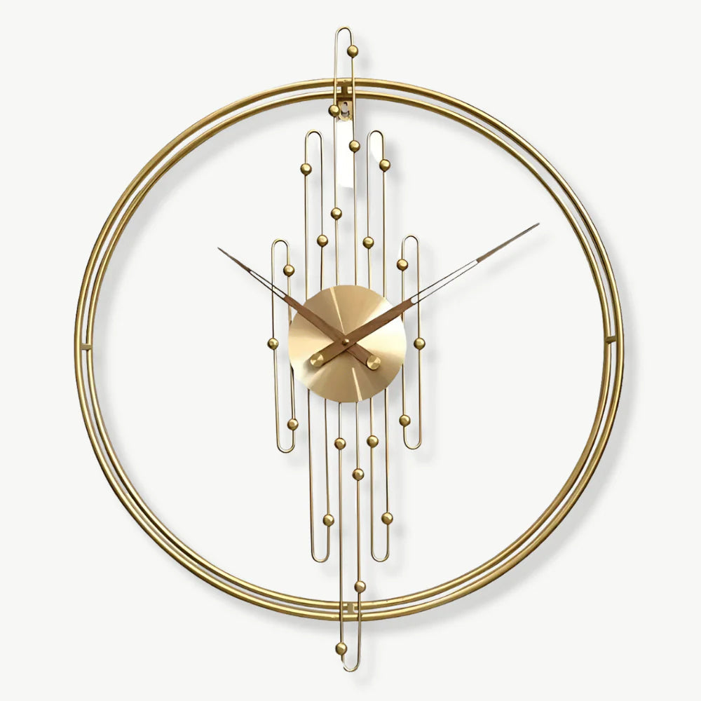 Orologio da parete a forma di cerchio in stile Art Déco