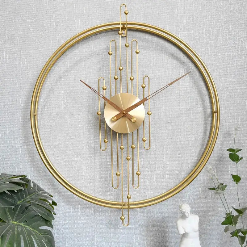 Orologio da parete a forma di cerchio in stile Art Déco