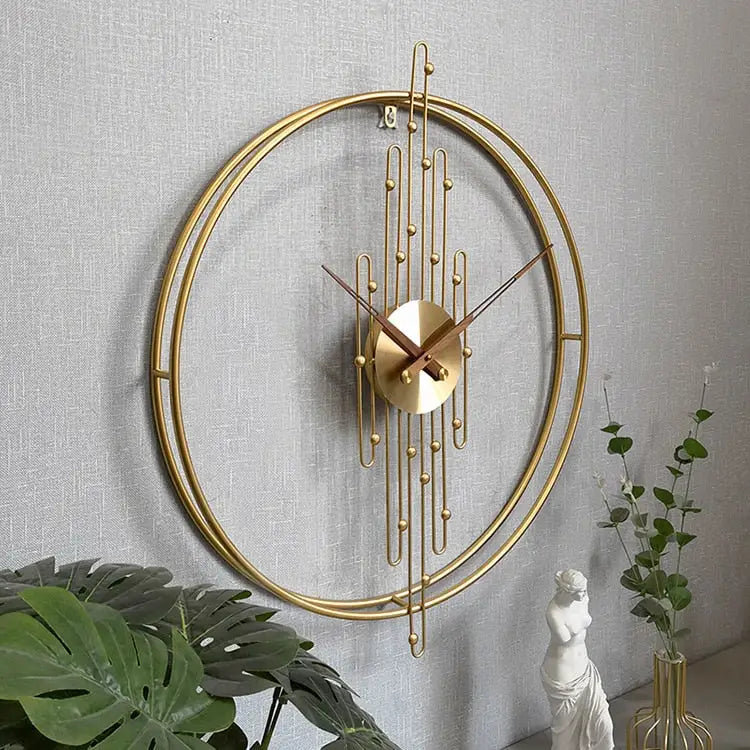 Orologio da parete a forma di cerchio in stile Art Déco