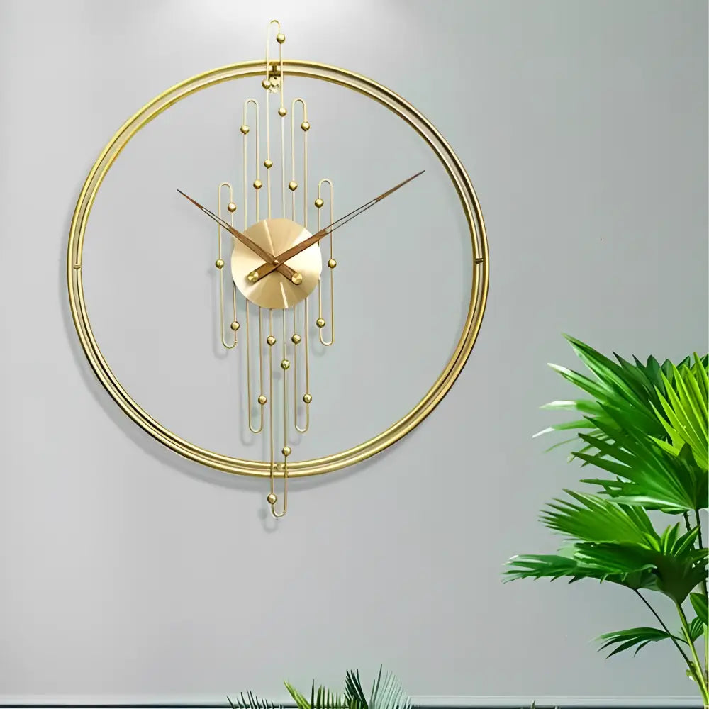 Orologio da parete a forma di cerchio in stile Art Déco