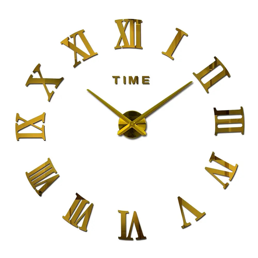 Orologio da parete con adesivi con numeri romani