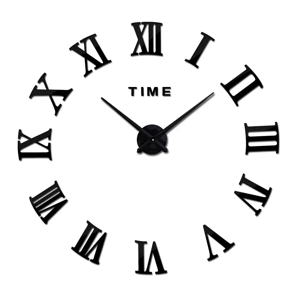 Orologio da parete con adesivi con numeri romani