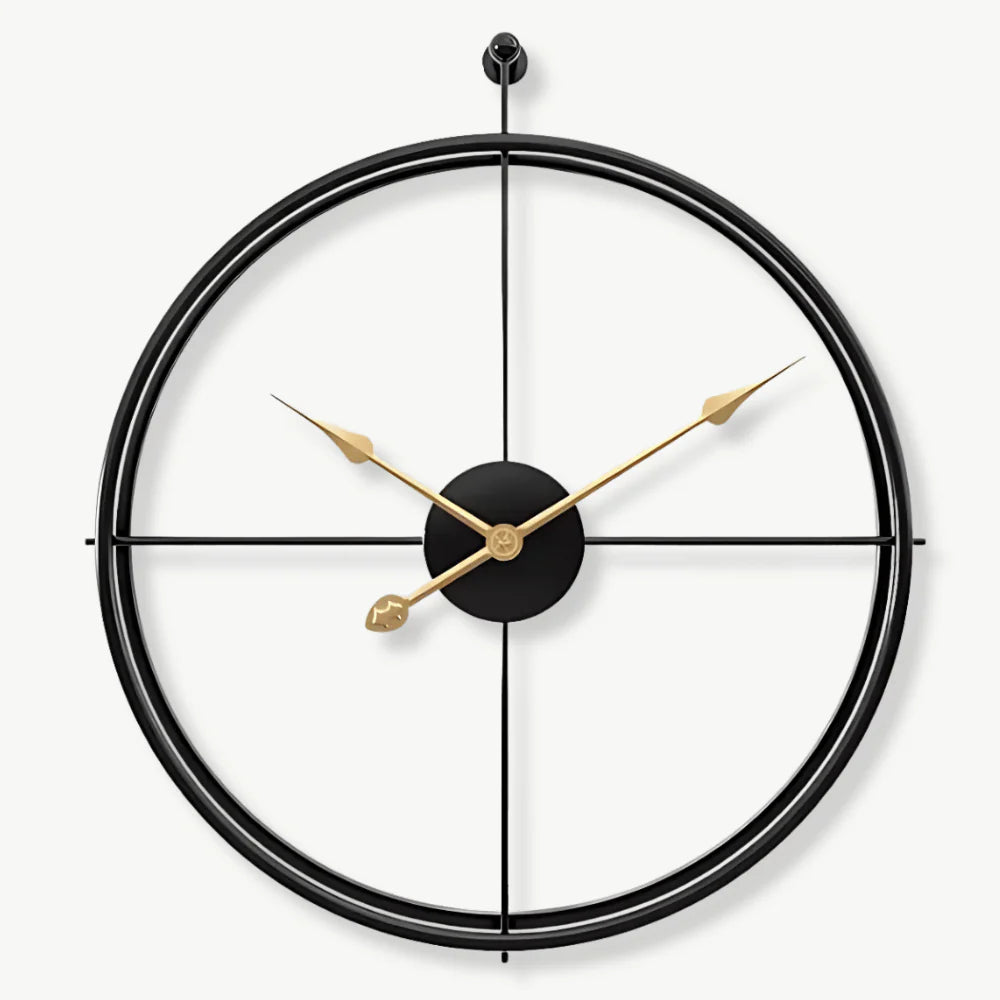 Orologio da parete con anelli sferici