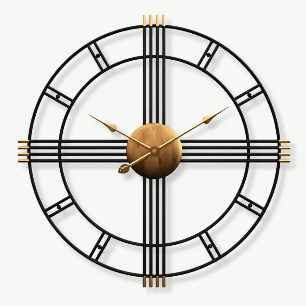 Orologio da parete dal design industriale