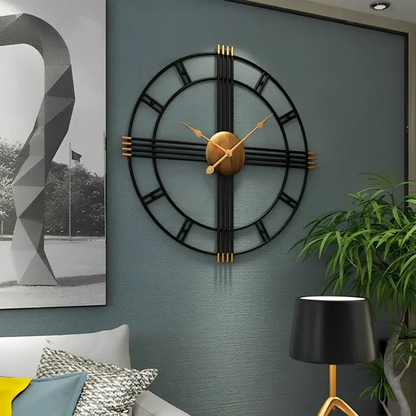 Orologio da parete dal design industriale