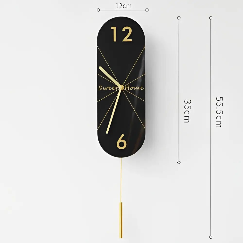 Orologio da parete di design con pendolo