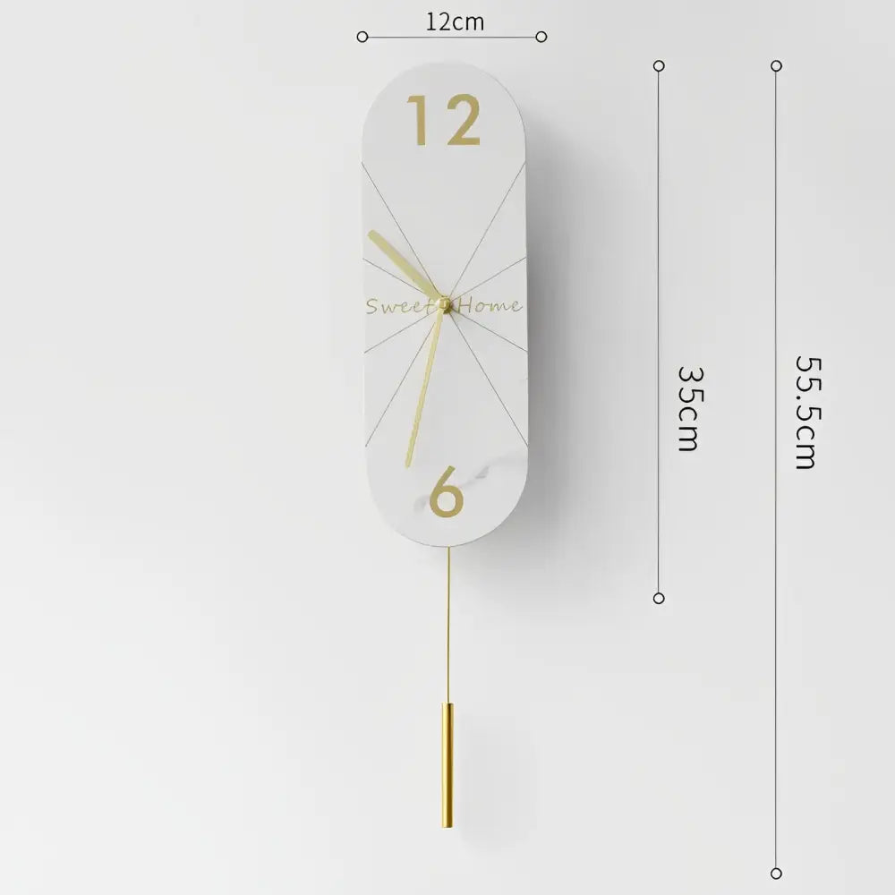 Orologio da parete di design con pendolo