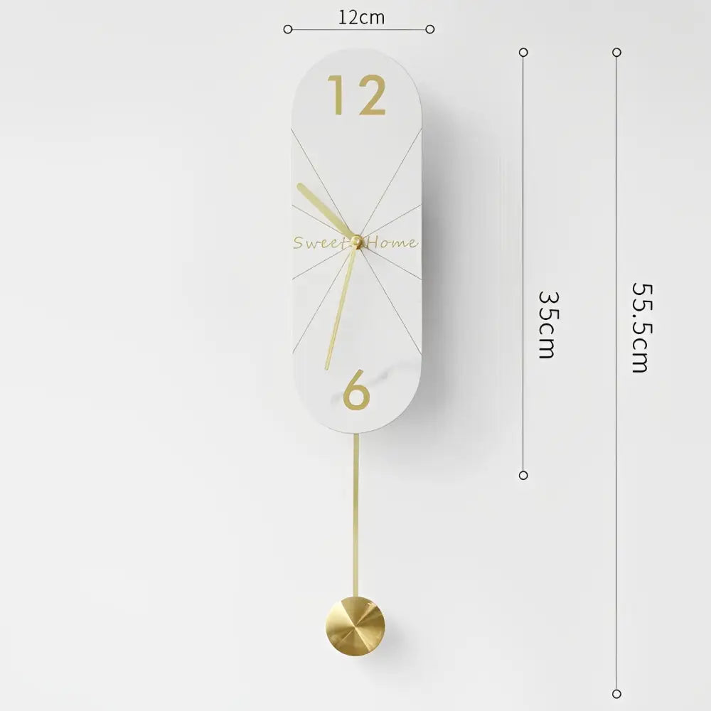 Orologio da parete di design con pendolo