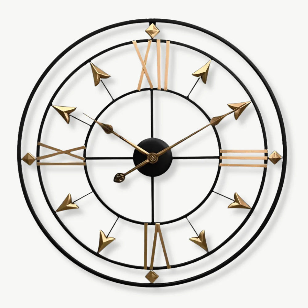 Orologio da parete di design in metallo