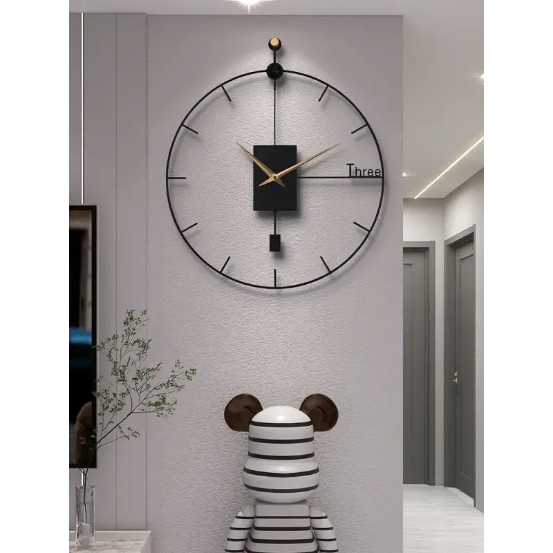Orologio da parete di design nero