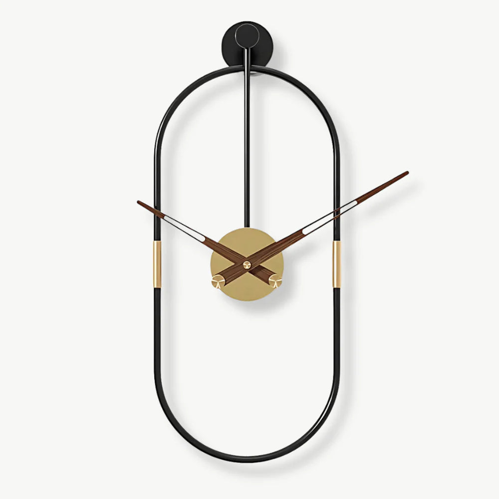 Orologio da parete di design ovale