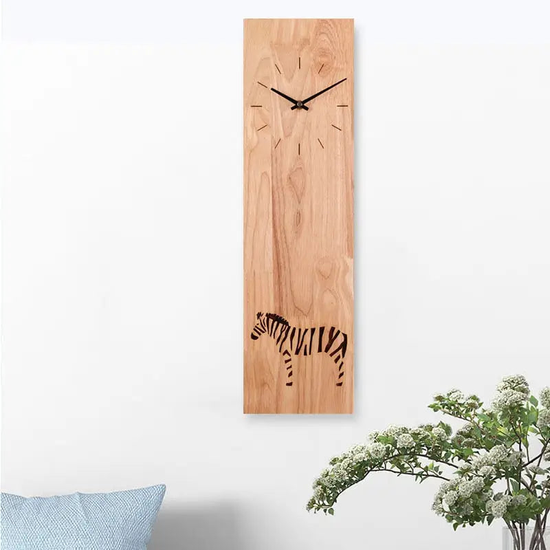 Orologio da parete in bambù