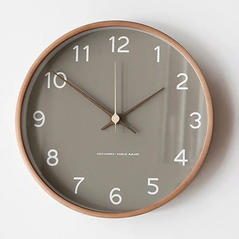 Orologio da parete in stile nordico in legno massello
