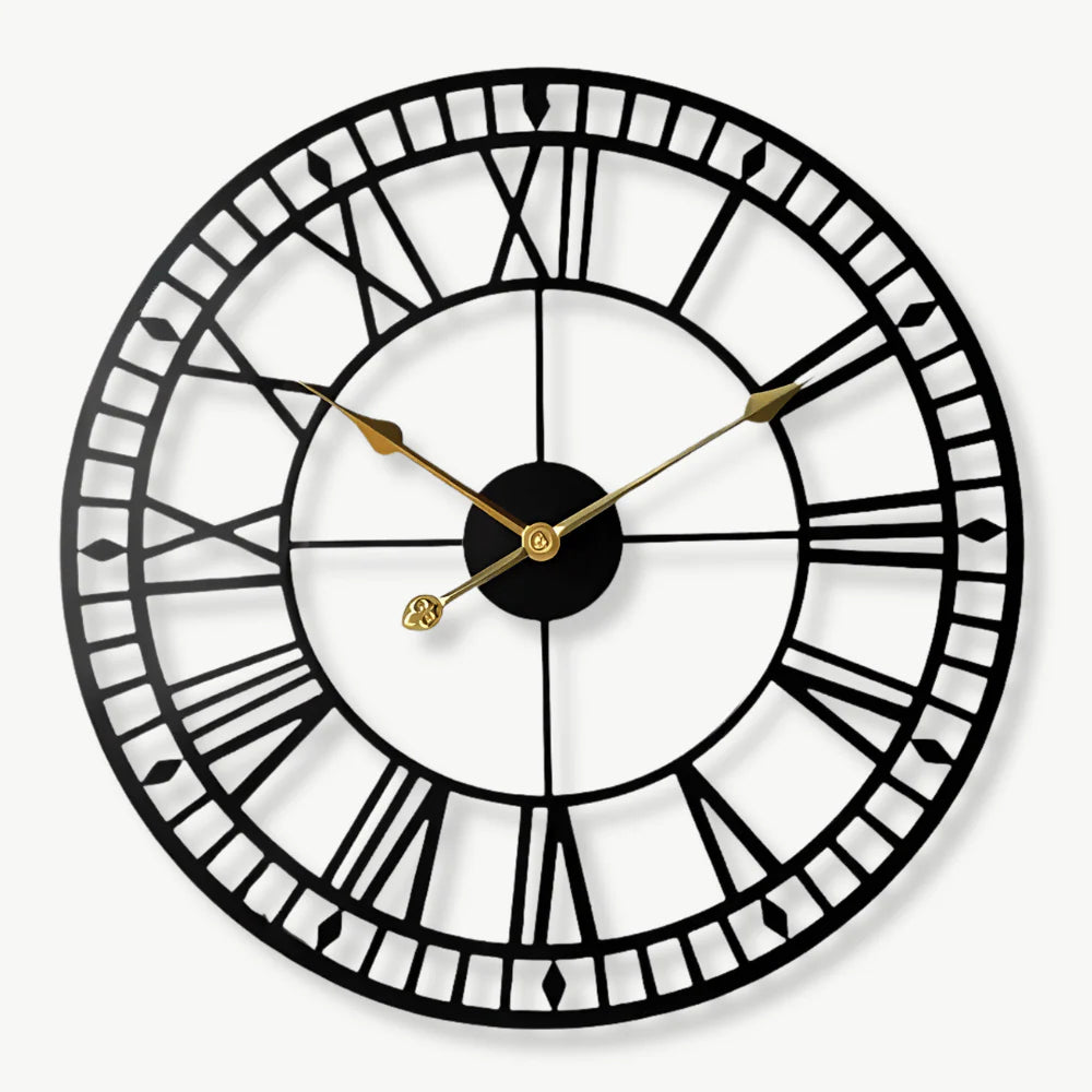 Orologio da parete in stile retrò industriale